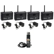 4 Chauvet D-Fi Hub Compact Wireless DMX Transmitter/Receivers+Lighting Software