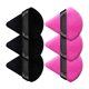 thumbnail image 2 of Herramientas De Soplo De Maquillaje De Belleza, Resistencia Flexible, Maquillaje Uniforme, Esponja Suave Reutilizable En Negro Y Rojo Rosa, Soplos De Maquillaje Facial Con Correa, 2 of 8