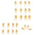 thumbnail image 3 of Xihbxyly Juego de Uñas de Ataúd, 24 Elegantes Uñas Postizas de Bailarina, Parches de Uñas Removibles Fáciles de Usar, Diseño Lujoso y Colorido, Ideal para Fiestas, Bodas y Halloween, para Mujeres a L, 3 of 7
