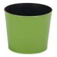 thumbnail image 2 of Maceta Moderna Redonda de Plástico Verde Lima de Planter Cheung 7", 2 of 3