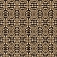 thumbnail image 1 of Ahgly Company Machine Washable Indoor Square Transitional Black Brown Area Rugs, 6' Square, 1 of 7