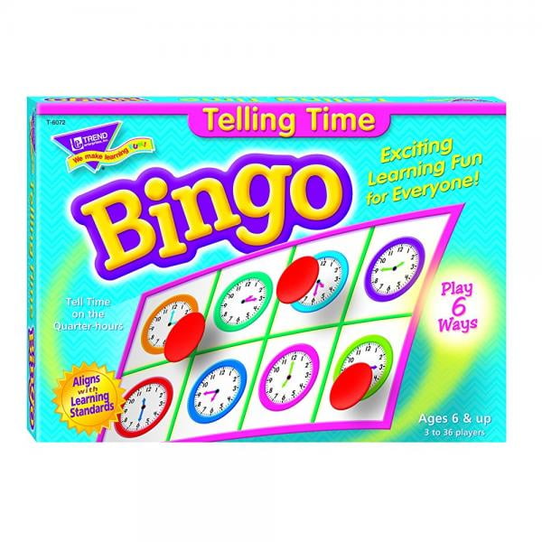 Telling Time Bingo Game