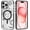 Mysterious Solar System Black, variant on Case for iPhone 15 Pro, Compatible with MagSafe, Pretty Watercolor Flowers for Shockproof Protective, Slim Hard PC+TPU Cute Bumper Magnetic Clear Case for iPhone 15 Pro - Black
