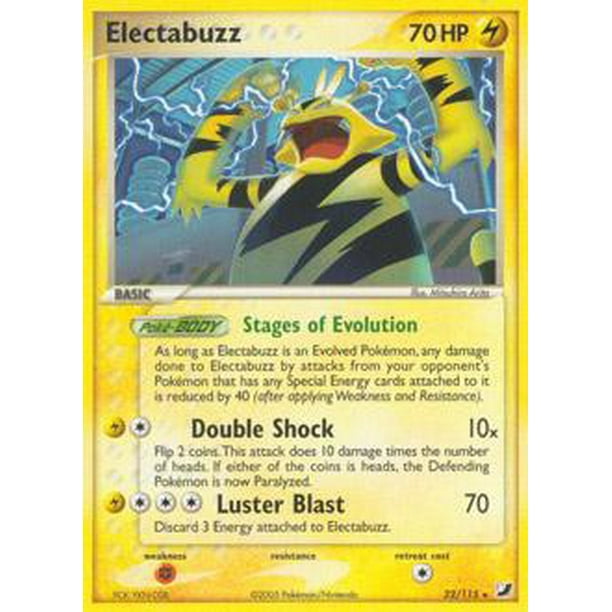 Pokemon Unseen Forces Electabuzz 22 Walmart Com Walmart Com
