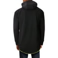 thumbnail image 2 of Hat and Beyond Men's Sport Dry Fit Mesh Color Accent Front Pouch Hooded Sweater, 2 of 6