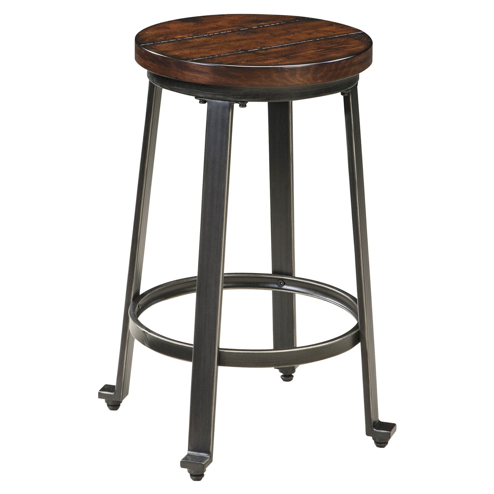 Signature Design By Ashley Challiman Stool Rustic Brown Set Of 2 Signature Design By Ashley Challiman Stool Rustic Brown Set Of 2 Com