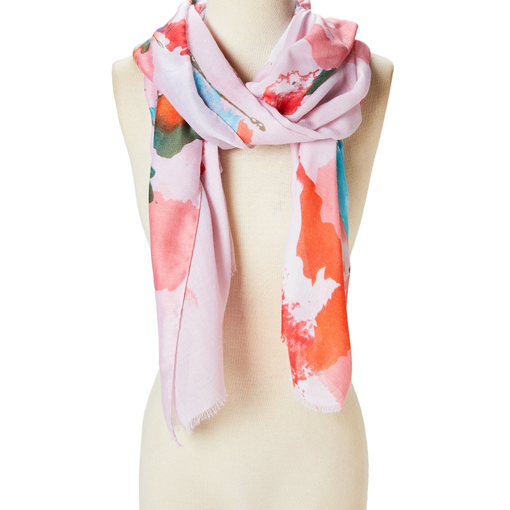 Oussum Oussum Women Abstract Scarfs for Ladies Long Viscose Scarf
