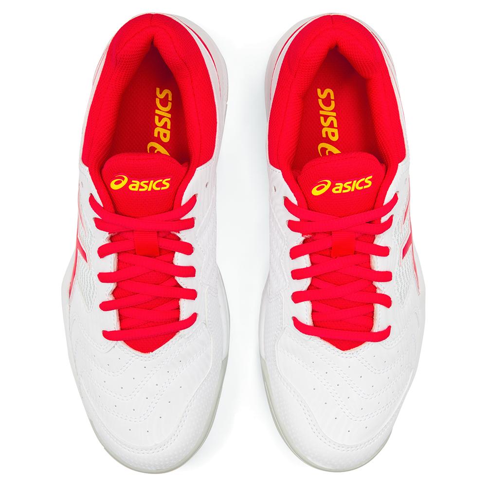 Asics Women`s GEL-Dedicate 6 Tennis Shoes White and Laser Pink (  7 White and Laser Pink  ) - image 5 of 5
