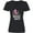 AB-Black, variant on Inktastic Be a Flamingo in a Flock of Pigeons with Flowers Women's V-Neck T-Shirt