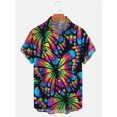 thumbnail image 5 of Camisas geniales para hombre, camisas de colores para hombre, camisa hawaiana de moda, blusas casuales para playa, blusas de vacaciones, ropa para hombre, camisa de verano, 5 of 5