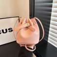 thumbnail image 4 of Bolso tipo cubo de PU para mujer, bolso Hobo elegante, gran capacidad, Color sólido para viajes al aire libre, 4 of 4