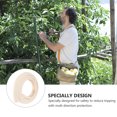 thumbnail image 2 of MERRYHAPY 1 Set Stair Treads Cushioned Carpeted Stair Protector Waterproof High-density Material Ivory White, 2 of 4