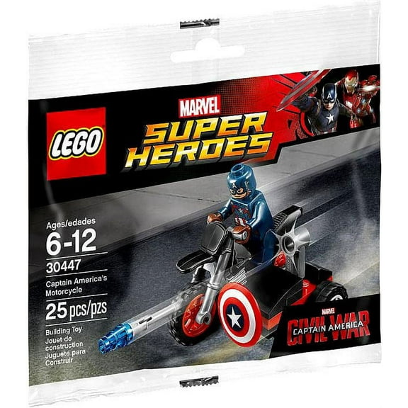 LEGO Captain America's Mini Motorcycle Bagged Set