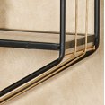 thumbnail image 5 of Macayle Hexagon Modern Wall Shelf Black 36”Wx6”Dx28”H, 5 of 5