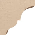 thumbnail image 3 of 6"W x 12"D x 12"H Classic Asheboro Rough Cedar Woodgrain TimberThane Corbel, Primed Tan, 3 of 6