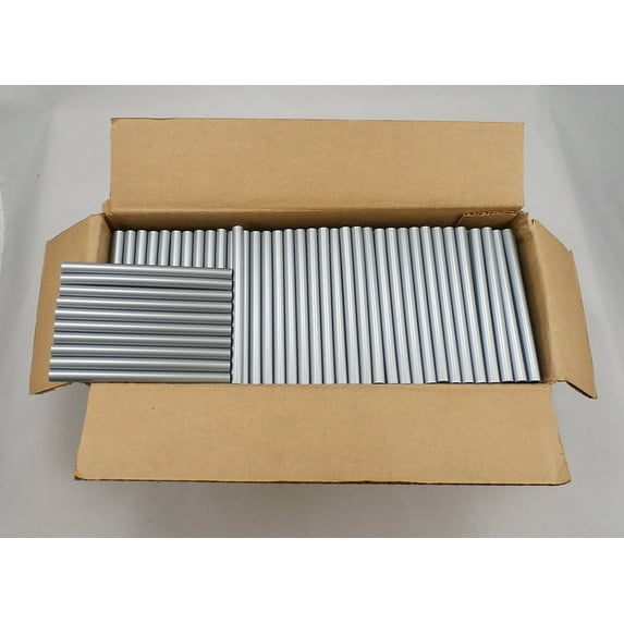 GlueSticksDirect Silver Metallic Glue Sticks 5/16" X 4" 5 lbs