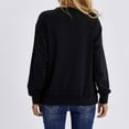 thumbnail image 4 of Akafmk Womens Long Sleeve Maternity Tops,Womens Maternity Solid Color Crew Neck Long Sleeve Button Detail Hoodless Casual Sweatshirt Pregnancy Mama Tops, 4 of 4