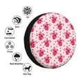thumbnail image 4 of Easygdp Pink gift with ribbon Wheel Cover,Spare Tire Cover,4-17in Spare Tire Cover Universal Fit for Trailer, Car, Truck, SUV, Jeep-16 inch, 4 of 6