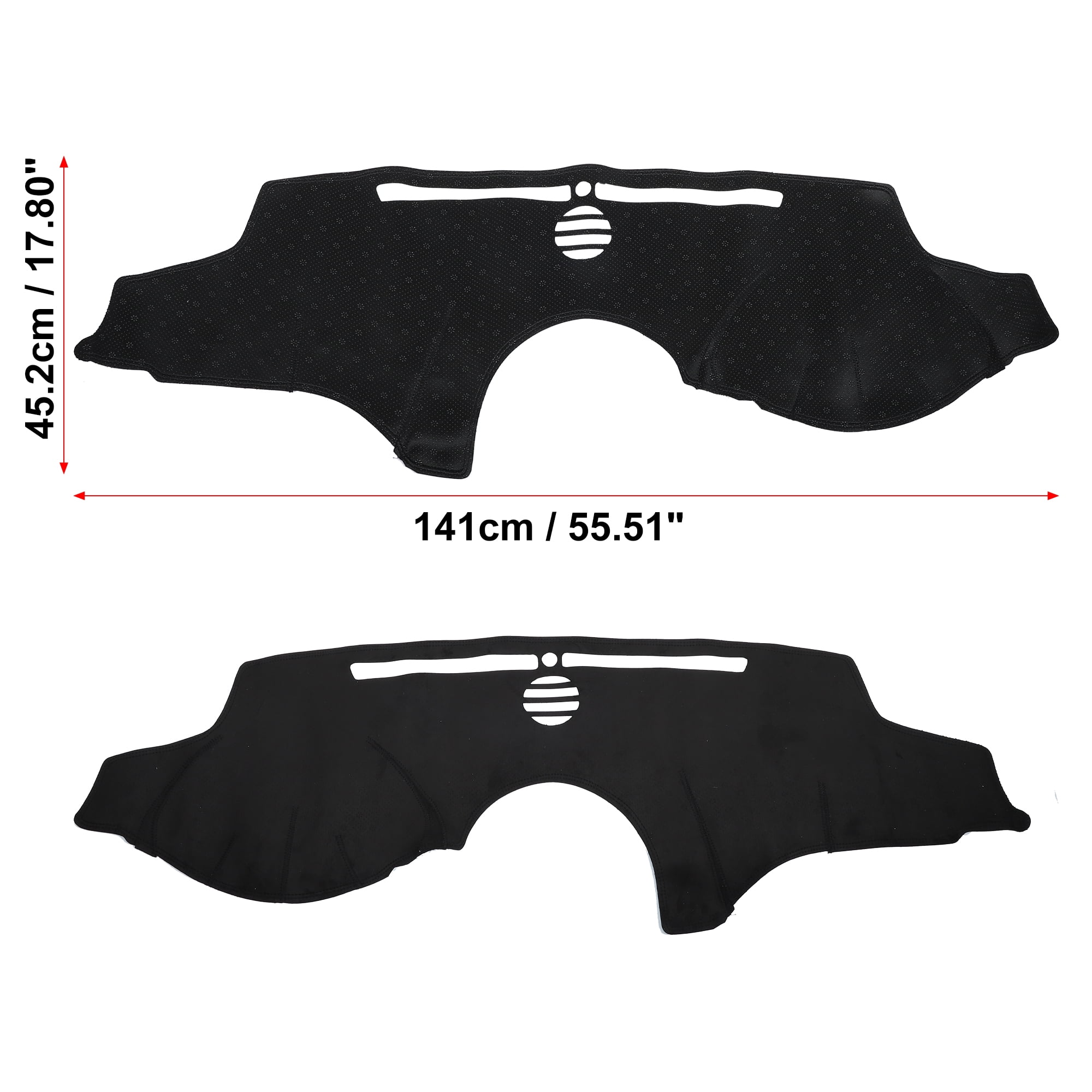 Unique Bargains Dashboard Cover Mat Suede Fabric Dash Cover for Lexus ES350 2007-2012 Nonslip Protector