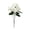 White, variant on Outdoor Artificial Geraniums, UV Resistant Faux Flowers Realistic Silk Plants for Porch, Patio, Garden, Window Box, Hanging Basket, Home Decor, No Maintenance Greenery