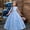 c01Blue, variant on USNSM (5-14 Years) Children's Dress Girl's Sleeveless Princess Dress Long Snowflake Pattern Print Mesh Dress 120-160 Size Blue 7-8 Years