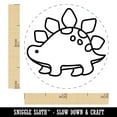 thumbnail image 2 of Baby Nursery Stegosaurus Dinosaur Rubber Stamp for Scrapbooking Crafting Stamping - Mini 1/2 Inch, 2 of 7