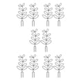 thumbnail image 3 of Destyer 2pieces Plant Climbing Made Easy Stackable Green Squares For Graceful Growth black Sharp tail style,2 sets 5Set, 3 of 6