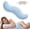 Blue, variant on Pea Pod Body Pillow for Side Sleepers, Pea Pod Body Cooling Pillow for Adults, Soft Long Hugging Pillow with Removable Washable Cover, Multipurpose Support Pillow for Bedroom Sofa Home (Pink,120cm)