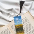 thumbnail image 6 of Kdxio Blooming Sunflower Field Print Metal Tassel Bookmarks,Perfect Gift for Art Lovers and Bookworms Metal Bookmarks for Women, 6 of 8