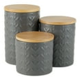 thumbnail image 1 of Design Imports Gousse de Céramique Texture de Vigne Rétro Minérale Mate (Lot de 3), 1 of 4