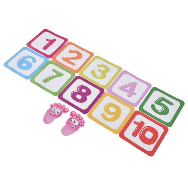 Adhesivo decorativo para suelo, adhesivo para suelo de juego, decoración clásica para pared de habitación infantil, adhesivo para suelo de juego de PVC, diseño fácil de usar