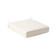 thumbnail image 1 of Cojín para silla impermeable con correas de sujeción, cojín cuadrado acolchado con bordes ribeteados, asiento de patio. beige, 1 of 8