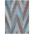 thumbnail image 2 of Addison Rugs Chantille Indoor/Outdoor Transitional Geometric Teal Machine Washable Rectangle Rug, 8' x 10', 2 of 8
