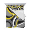 thumbnail image 7 of Yellow Geometric Twin Size Down Alternative Comforter, Lightweight Comforter Quilt Bedding Set with Pillow Shams Gray Black Retro Abstract Stripes Lines All Seasons Bed Comforter Duvet Insert 68"x86", 7 of 7