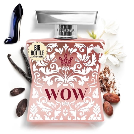 Eternal Fragrance WOW Bold Sweet Cocoa Almond Eau de Parfum Inspired by Good Girl Perfume for Women 3.4 oz (100ml) Spray