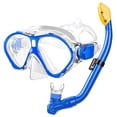 thumbnail image 2 of BIQIANWO 's Snorkel Set, Unisex 'swimming Goggles, Anti-fog Diving Mask And Dry-top Snorkel Combination Set, 2 of 9