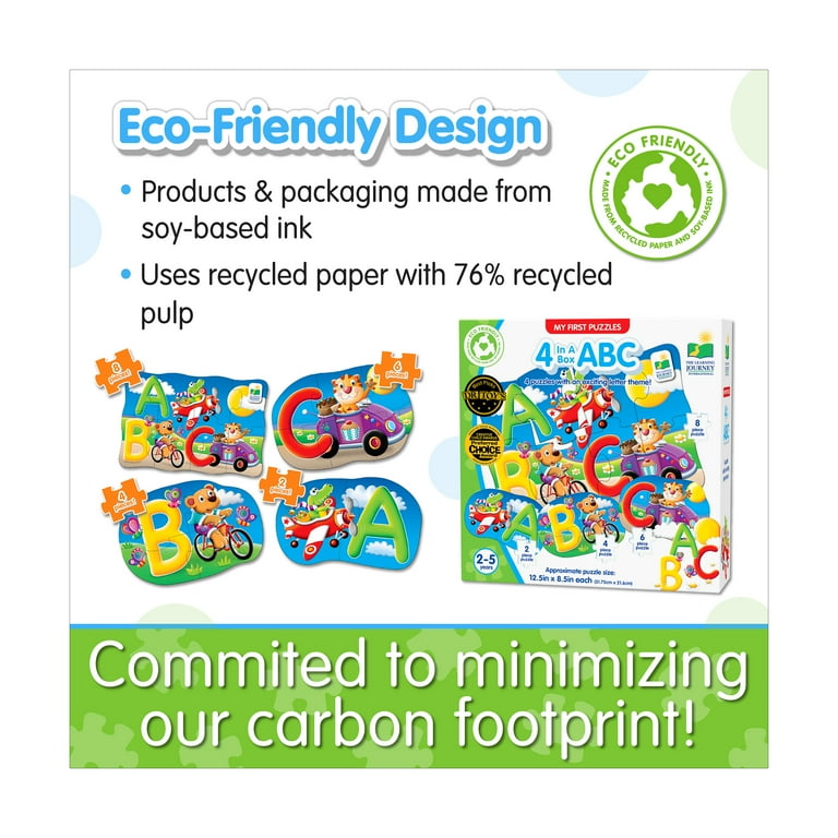 The Learning Journey My First Puzzle Set, 4-in-a-Box, ABC