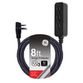 thumbnail image 1 of Cable de extensión Power Strip GE de 3 salidas, 2,4 m, blanco 41282, 1 of 6