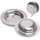 thumbnail image 2 of 2 filtros para fregadero de cocina con asa, colador de acero inoxidable para fregadero con asa, rejilla para bandeja de cocina, 2 of 5