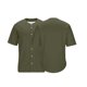 thumbnail image 3 of Mens Botón Camisa Color Sólido Cuello en V Manga Corta Sobredimensionado Transpirable Cardigan Superior, Largo Cardigan Hombres Desgaste Deportivo Casual, 3 of 8