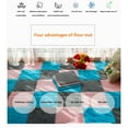 thumbnail image 4 of Naxoaeo Soft Non-Toxic Play Mat, Interlocking EVA Soft Foam Floor Mat, Puzzle Rubber Tiles Protective Ground Surface Protection, Play Workout Exercise Mats Underlay Matting Sports, 4 of 8