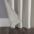 thumbnail image 3 of Sun Zero Nolan 2-pack Energy Saving Blackout Grommet Curtain Panel Pair, 40"W x 84"L, Pearl, 3 of 5