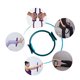 thumbnail image 5 of Anillos flexibles para fitness 14 anillos de yoga con asas acolchadas para tonificar brazos, muslos/piernas y abdomen, ejercicio en casa, deportes, 5 of 7