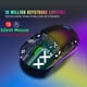 thumbnail image 1 of Ratón inalámbrico Bluetooth de 2,4 GHz para juegos, 3 modos de retroiluminación RGB, ratón óptico inalámbrico USB para juegos, 3600 DPI, recargable, silencioso, ratón inalámbrico, 1 of 7
