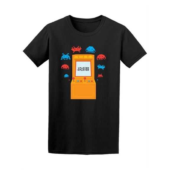 Retro Arcade Games Machine Tee Men's -Image by Shutterstock