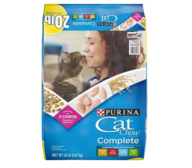 20 lb Cat Chow Complete Dry Cat Food - Walmart.com
