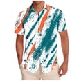 thumbnail image 2 of Yaoyar 2026 Summer Men's Fashion Hawaiian Shirts Short Sleeve Loose Button Down Collared Beach Vacation Shirts, 2 of 6