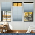 thumbnail image 4 of Keego Cellular No Drilling Blind for Window Honeycomb Cordless Window Blinds Easy Installation Heat Insulating Noise Reducing Window Shades Semi-Blackout Steel Blue, 27.5"w x 48"h, 4 of 8
