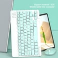thumbnail image 4 of DEBGFS Clearance Wireless Keyboard and Mouse Combos  Bluetooth Keyboard & Mouse Portable BT Wireless Keyboard & Mouse For Android PC Tablet,mintgreen, 4 of 5