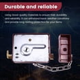 thumbnail image 5 of Cerradura Antirrobo de Hierro Fundido Puerta Exterior Seguro Múltiple Seguridad Hogar Dormitorio Interior con Llave Cerradura de Puerta de Madera, 5 of 5